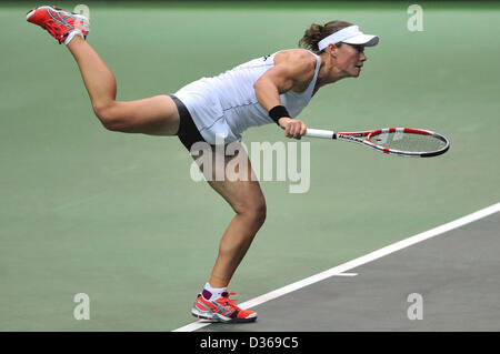 Samantha Stosur l'Australie durant le 1er tour de Fed Cup match entre la République tchèque et l'Australie à Prague, le 9 février 2013. (Photo/CTK Jaroslav Ozana) Banque D'Images