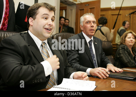 Trois-Riviere MNA et le chef de l'opposition officielle, Sébastien Proux Banque D'Images