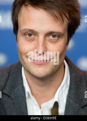 L'acteur allemand August Diehl assiste à une conférence de presse pour "Layla Fourie' pendant le 63e Festival du Film de Berlin, à Berlin, Allemagne, 11 février 2013. Le film est présenté en compétition à la Berlinale allant du 07 au 17 février. Photo : Kay Nietfeld/dpa Banque D'Images