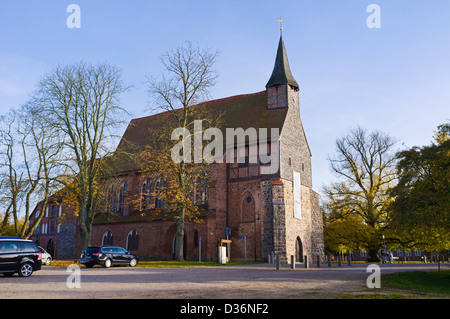 Dans l'église paroissiale gothique Lenschow am Schaalsee, Ludwigslust-Parchim district, Mecklembourg-Poméranie-Occidentale, Allemagne, Europe Banque D'Images