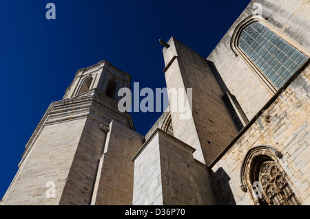 La cathédrale de Gérone, Catalogne, Espagne. Banque D'Images