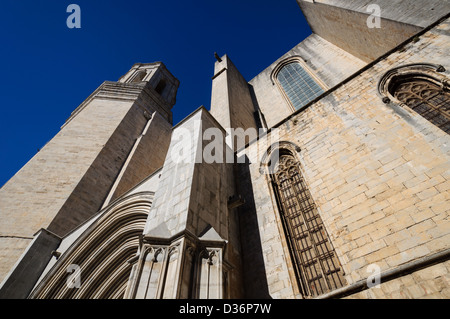 La cathédrale de Gérone, Catalogne, Espagne. Banque D'Images