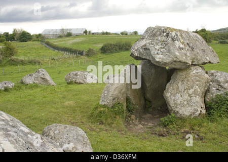 Carrowmore, tombe mégalithique Co. Sligo Banque D'Images