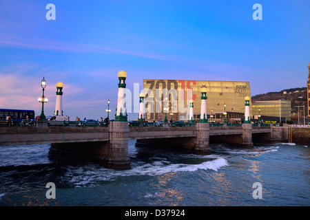 Centre Kursaal par Rafael Moneo, San Sebastian (Donostia) Siège de cinéma le festival de San Sebastian Banque D'Images