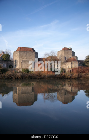 Les frères - Aylesford Priory - est une ancienne maison religieuse de l'Ordre des carmélites datant du 13e siècle Banque D'Images