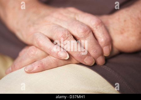Close up of woman's hands Banque D'Images