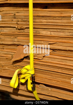 Pile de carton pour l'emballage ou le recyclage Banque D'Images