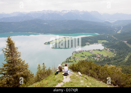 Les Alpes et Spain de Italia, Bavière, Allemagne Banque D'Images