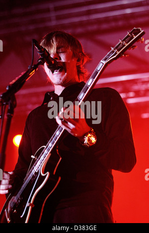 Barcelone, Espagne - 14 NOV : Interpol fonctionne à Sant Jordi Club le 14 novembre 2010 à Barcelone. Banque D'Images