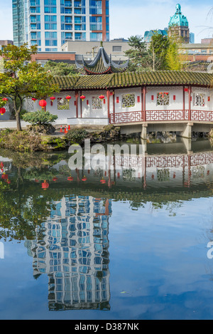 Dr Sun Yat-Sen Park et jardins, Vancouver, British Columbia, Canada Banque D'Images