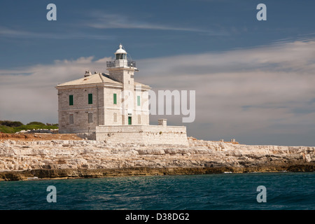 Un phare sur l'île Brijuni- Croatie Banque D'Images