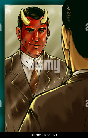 Image d'illustration de babies cornu Banque D'Images