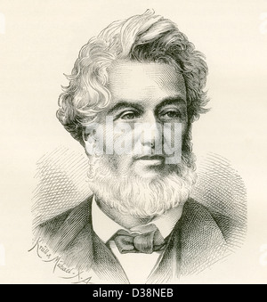 Jules Claude Gabriel Favre, 1809 - 1880. Homme d'État français. Banque D'Images