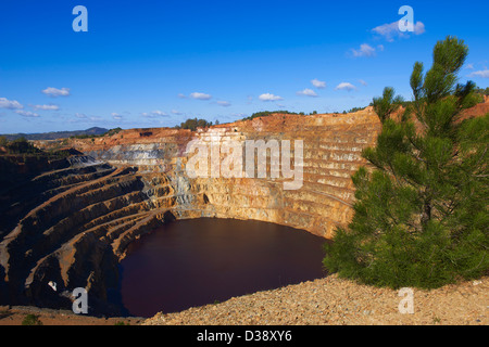 Rio Tinto, Corta Atalaya Rio Tinto, mines, province de Huelva, Andalousie, Espagne Banque D'Images