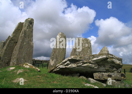 Je Cairnholy Cairns funéraires chambré, Wigtownshire, Dumfries and Galloway, Scotland, UK Banque D'Images