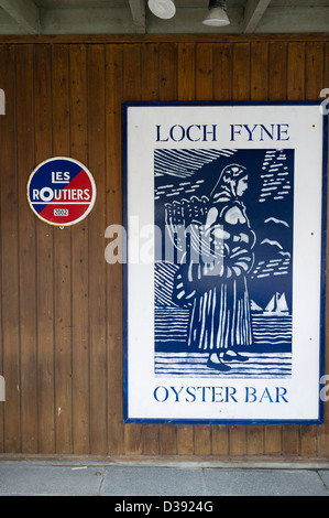 Le Loch Fyne Oyster Bar Banque D'Images