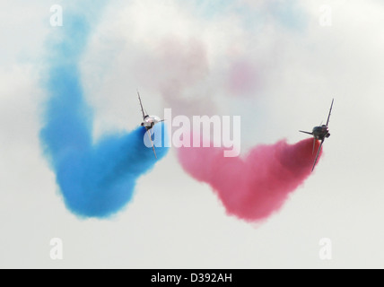 Des flèches rouges, Leuchars Air Show, Septembre, 2012 Banque D'Images