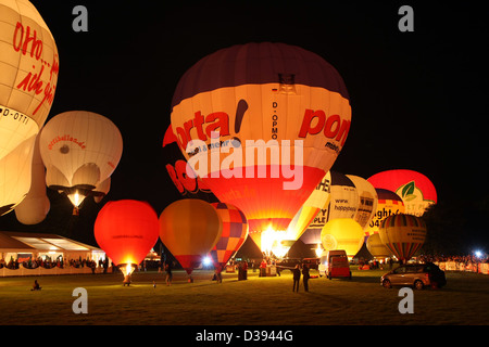 Leipzig, Allemagne, des montgolfières à la 15e Saxonia International Balloon Fiesta Banque D'Images