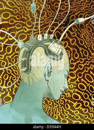 Illustration de brainstorming Banque D'Images