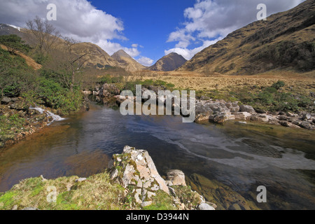 River Etive, Glen Etive, Highlands, Scotland, UK Banque D'Images