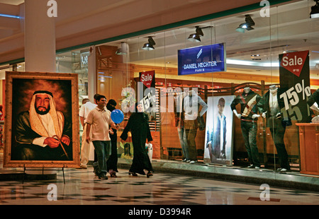 Emirat de Dubaï, Émirats arabes unis le Burjuman Mall Banque D'Images