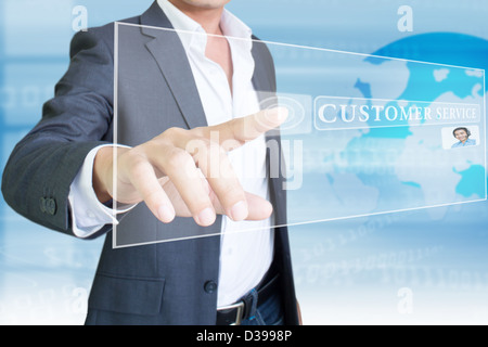 Service à la clientèle , Arrière-plan de concept d'affaires et des idées Banque D'Images