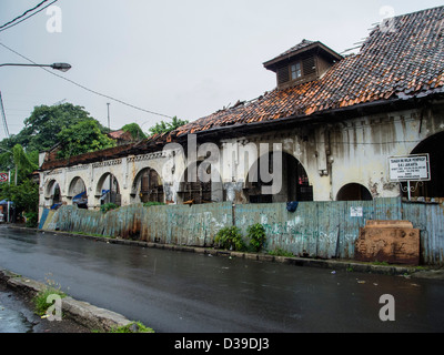 L'ancien cœur de Jakarta colonial, Kota, est négligé et littéraires pourrir Banque D'Images