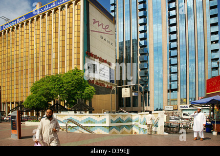 UUAE Sabkha émirat de Dubaï Banque D'Images