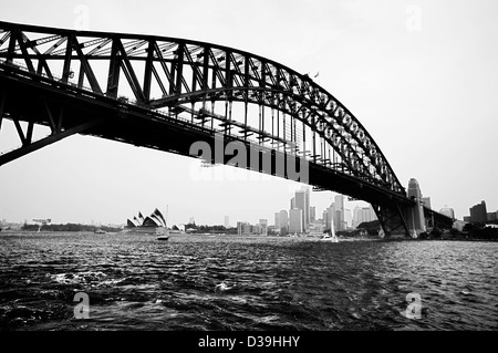 Le Pont du Port de Sydney, Sydney, NSW, Australie Banque D'Images