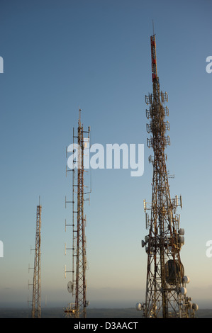 Antennes de communication. Banque D'Images