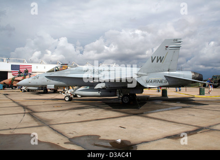 Us marines F/A-18 Hornet airshow du Marine Corps Air Station Miramar, Californie Banque D'Images