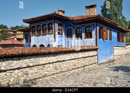 Chambre à partir de la période Renaissance bulgare à Koprivshtitsa, Bulgarie Banque D'Images