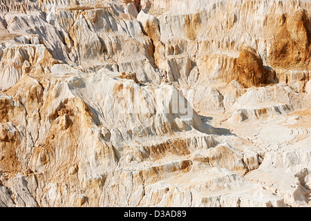 Ancienne carrière de calcaire et de kaolin pour produire de l'argile et la porcelaine de chine Banque D'Images