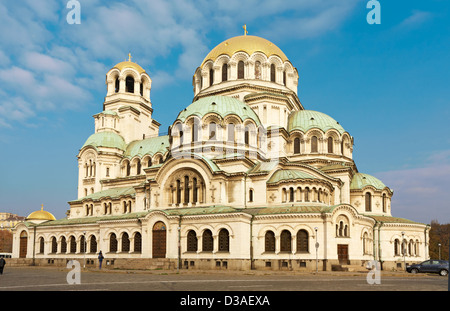 Église cathédrale Alexander Nevski, dans le centre de la capitale bulgare Sofia Banque D'Images