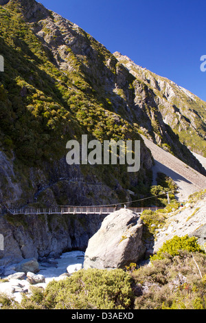 Parc National du Mont Cook ile sud Nouvelle Zelande Banque D'Images