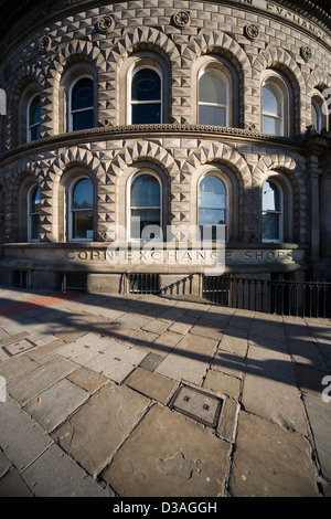 Extérieur de la Corn Exchange à Leeds , West Yorkshire Banque D'Images