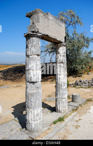 L'Ukraine. République autonome de Crimée. Ruines de l'ancienne ville grecque de Panticapaeum. Kertch. Banque D'Images