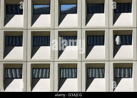 Windows dans le département du Logement et du développement urbain building Washington DC USA,windows, Banque D'Images