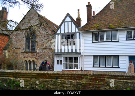 Place de l'église de seigle - Angleterre ville médiévale la plus complète dans l'East Sussex est considéré comme le plus joli village dans le pays. Banque D'Images