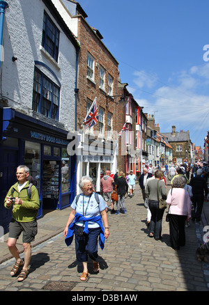 Church Street, Whitby, North Yorkshire, England, UK Banque D'Images