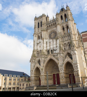 Cathédrale Notre-Dame d'Amiens (Anglais : Cathédrale Notre-Dame d'Amiens), ou simplement la cathédrale d'Amiens. Banque D'Images