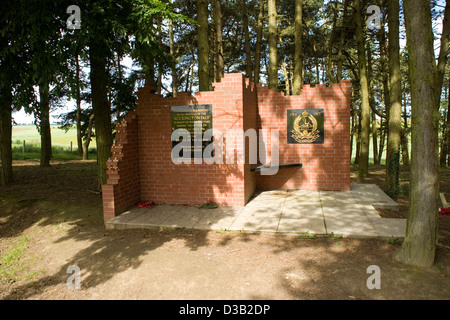 Accrington Pals à Sheffield Memorial Memorial Park sur la Somme, on se souvient de la bataille du 1er juillet 1916 dans la Première Guerre mondiale Banque D'Images