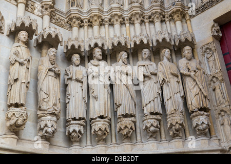 Cathédrale Notre-Dame d'Amiens Banque D'Images