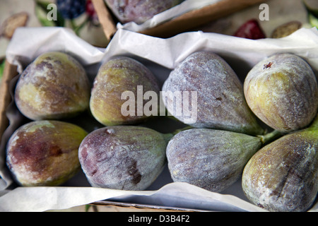 Figs à vendre à Borough Market à Londres SE1 - UK Banque D'Images