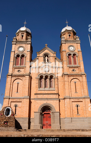 Madagascar, Fianarantsoa, ville haute, l'Église catholique Ambozontany Banque D'Images