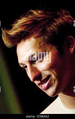 (Afp) - Le nageur Australien Ian Thorpe, illustrée à Sydney, 25 octobre 2002. Banque D'Images