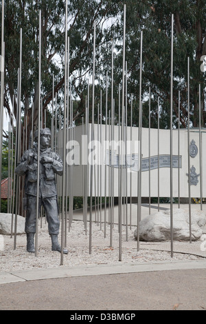 Monument de la guerre de Corée sur l'Anzac Parade à Canberra Australie Banque D'Images