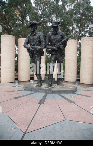 Monument de la guerre de Corée sur l'Anzac Parade à Canberra Australie Banque D'Images