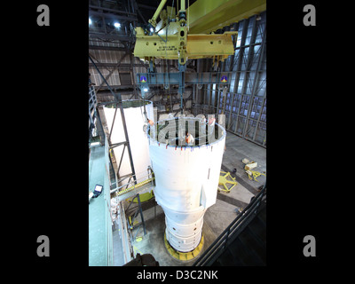 Ares I-X Rocket 'Super 1' Pile (NASA, Ares, 7/8/09) Banque D'Images