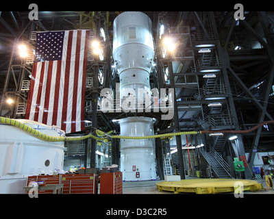 Ares I-X Rocket 'Super 1' Pile (NASA, Ares, 7/8/09) Banque D'Images